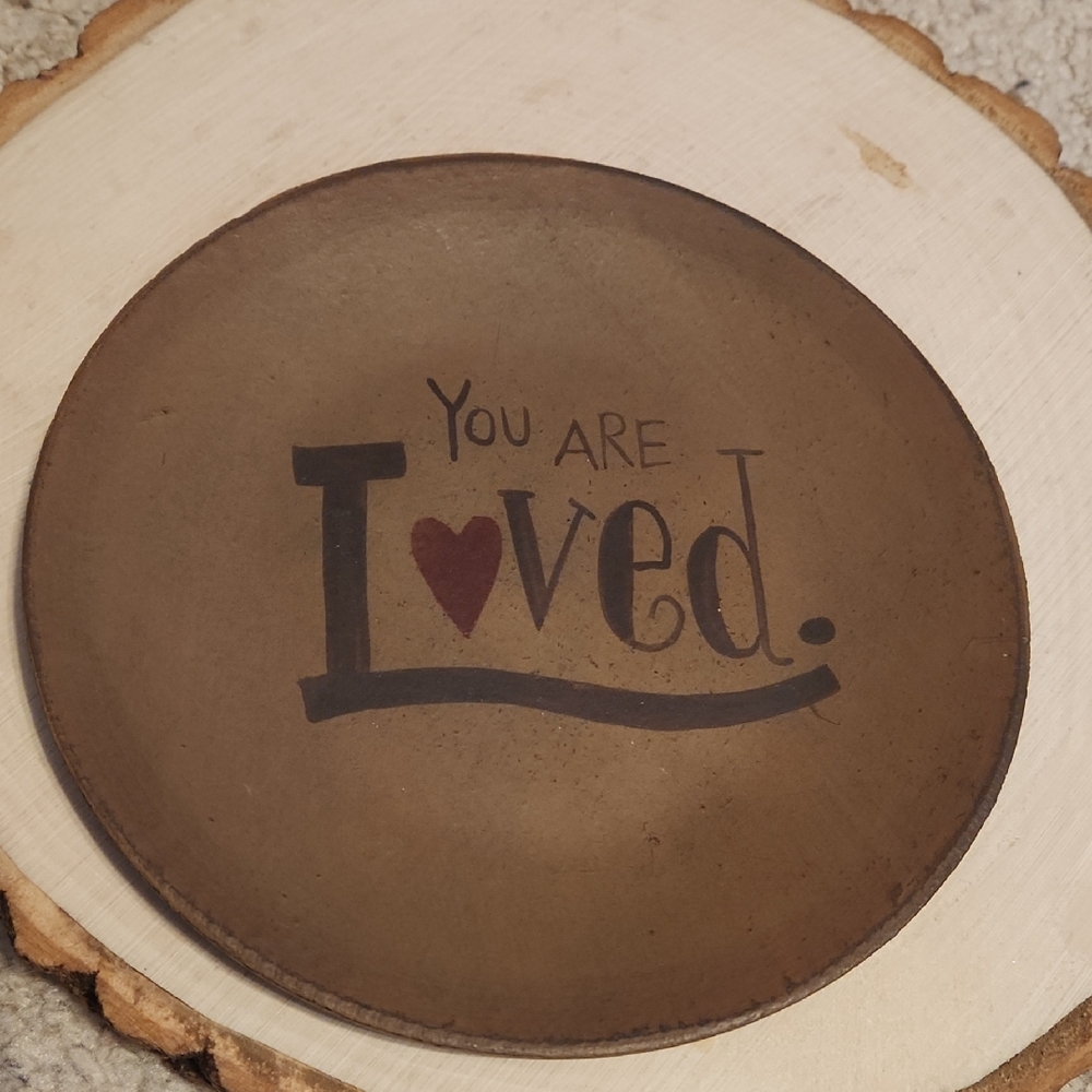 Hearthside Collection Michelle Kildew Wood Decorative Plate You Are Loved